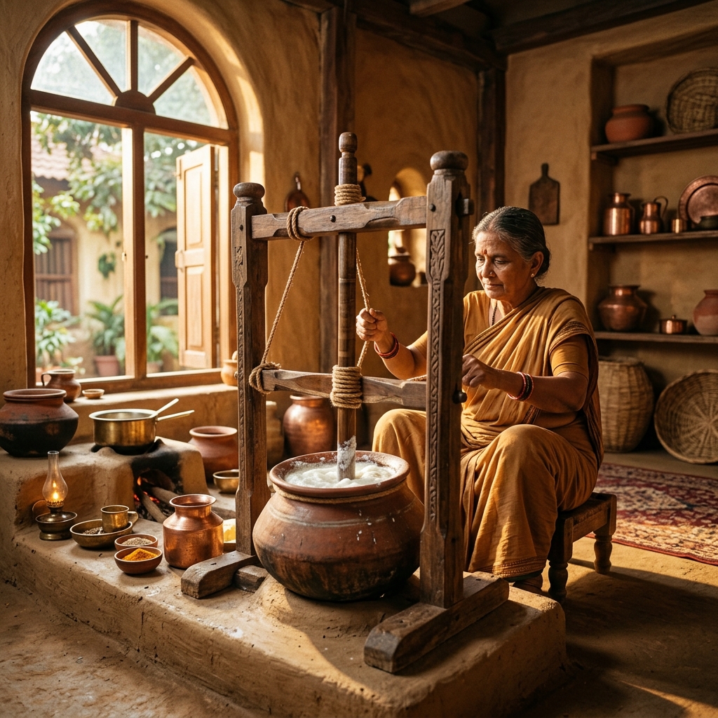 Traditional Bilona Process